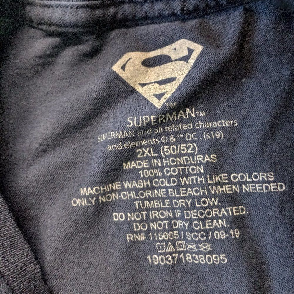 Superman DC Comics Cotton 2XL Men's T-shirt